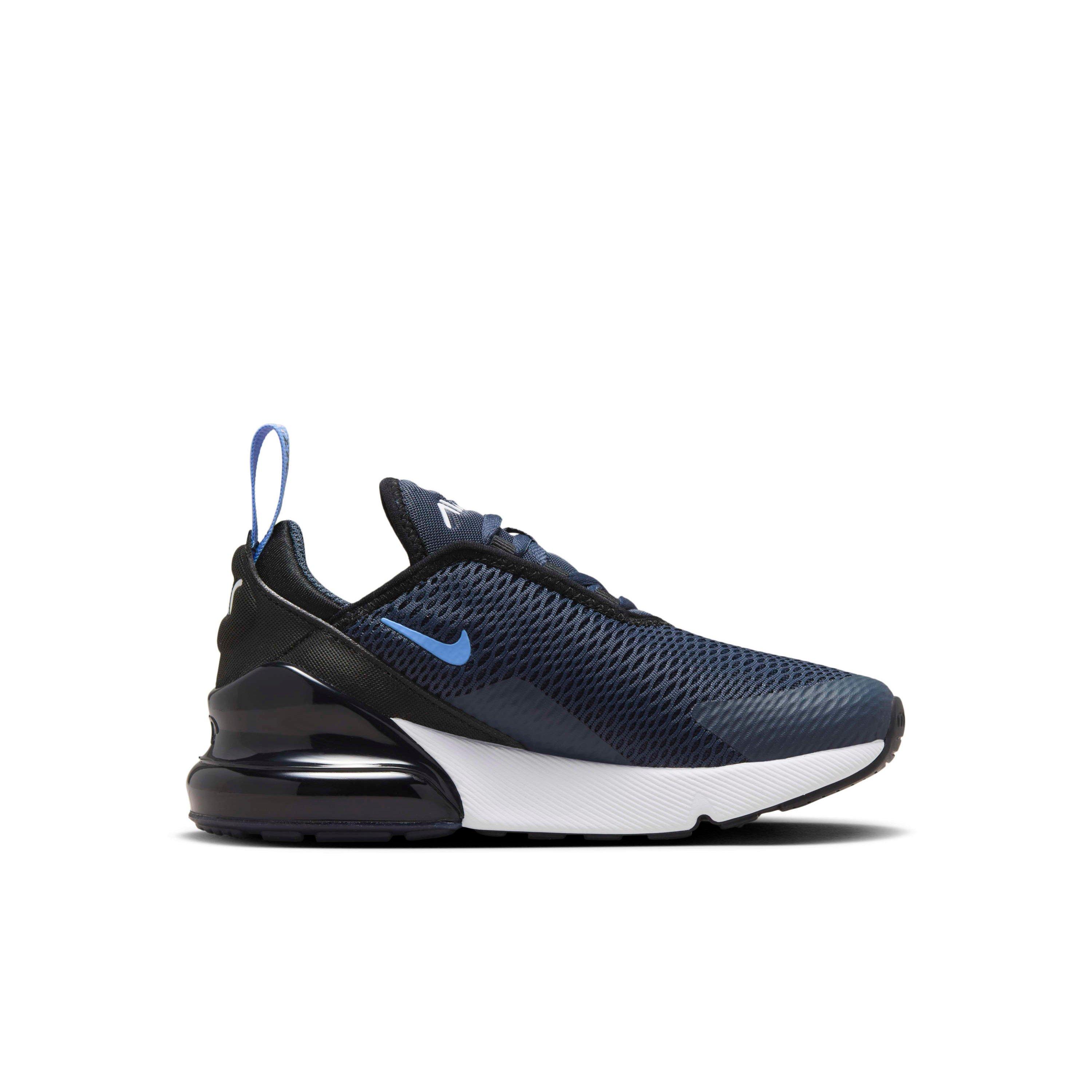 Nike air max 270 preschool black and white best sale